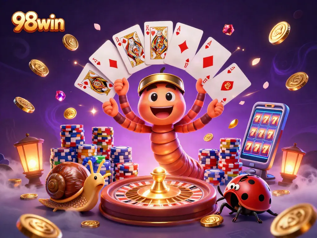 Experience thrilling play at 98win with our dynamic dealer and vibrant casino atmosphere.